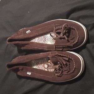 Vans women's Mikalah brown suede